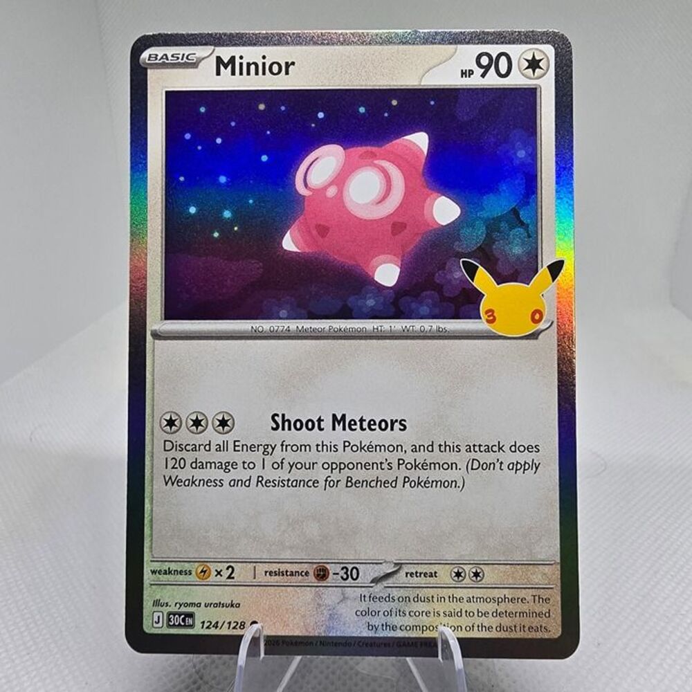 Minior #124 Pokemon 30th Celebration